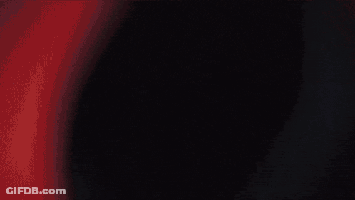 Red Object With Black Hole GIF