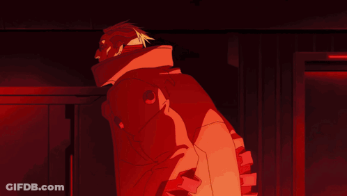 Red Object With Yellow Crown GIF