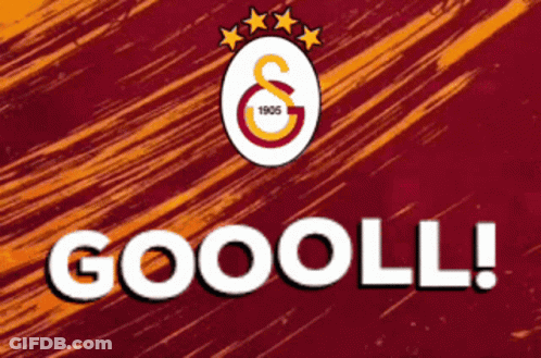 Red Orange Background Saying Goooll GIF