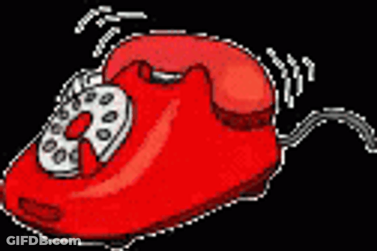 Red Phone Ringing Comics GIF