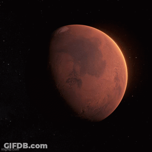 Red Planet In Space With Imgflip.com GIF