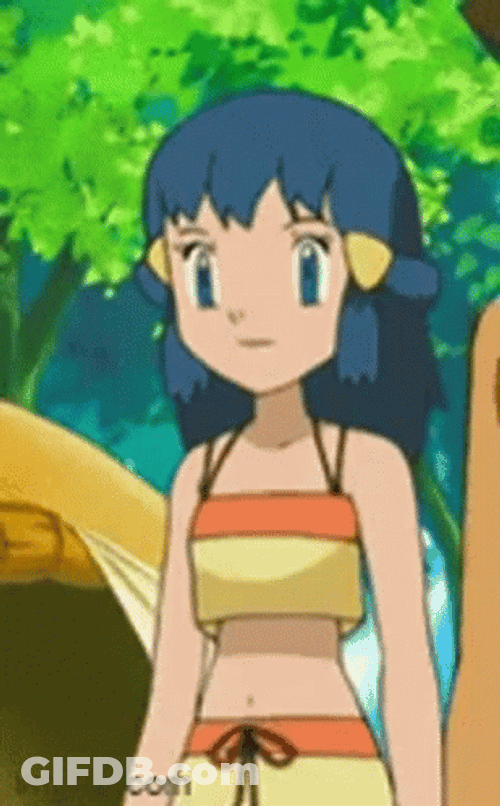 Red Pokemon Trainer Dawn GIF