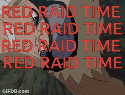 Red Raid Time Poster GIF