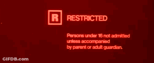 Red Restricted Sign GIF