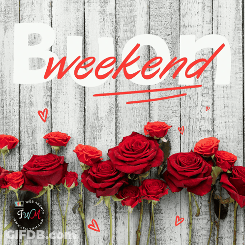 Red Roses Weekend GIF