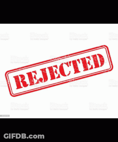 Red Rubber Stamp Rejected GIF