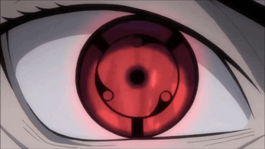 Red Sharingan Eyes GIF