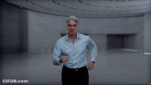 Red Shirt Man: Nobody Plays Games On A Mac GIF