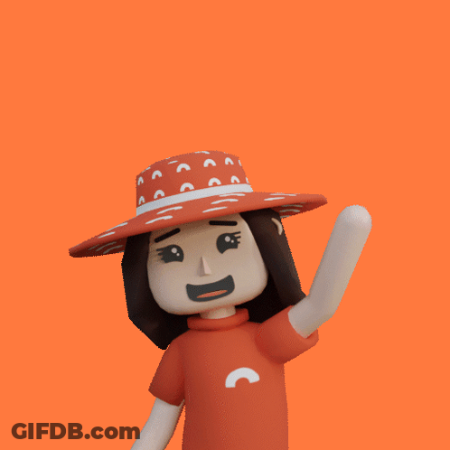Red Shirt Red Hat Cartoon Saying High Bandwagon Labs GIF