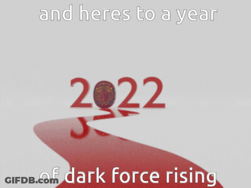 Red Sign Saying 2022 GIF