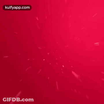 Red Sign Saying Love And Happin With Snowflakes GIF