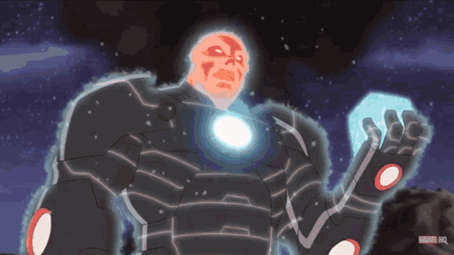 Red Skull Cosmic GIF