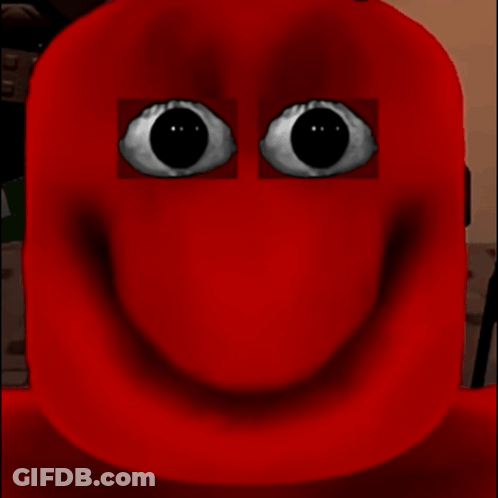 Red Smiley Face Close Up GIF