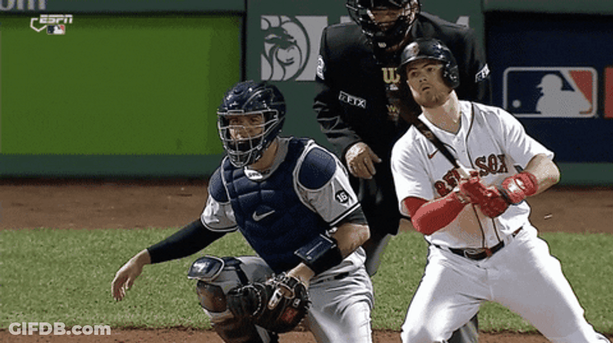 Red Sox Sprinting Down The Field GIF