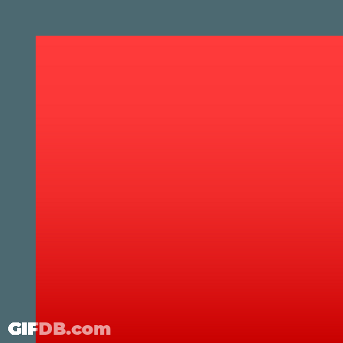 Red Square Block 2D GIF