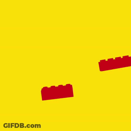 Red Square With Lego Logo GIF