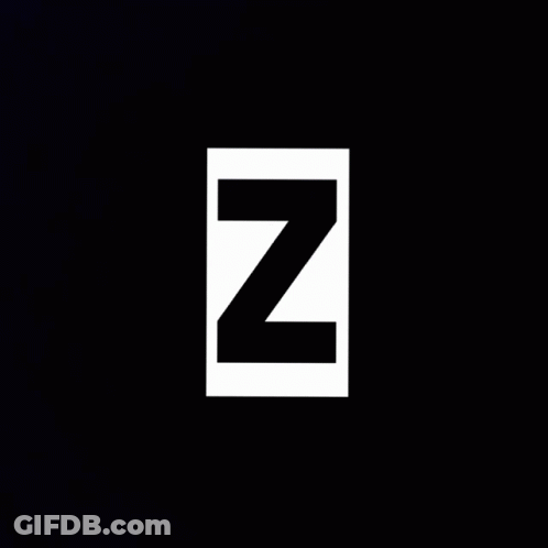Red Square With Z GIF