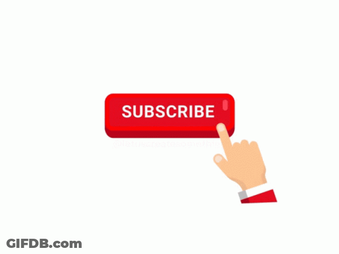 Red Subscribe Button Turning Gray GIF