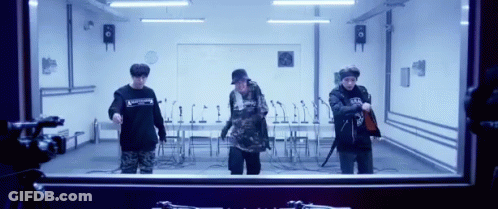 Red Suited Man And Heart GIF