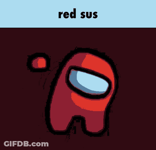 Red Sus Shaking GIF