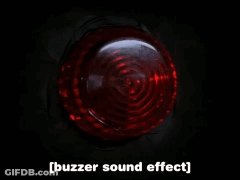Red Traffic Light Saying Buzzer Sound Effect GIF