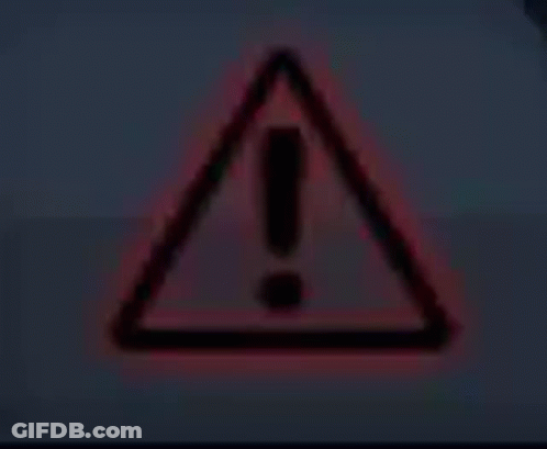 Red Triangle With Black Exclamation Point GIF