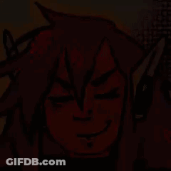 Red Troll Face With Big Smile GIF
