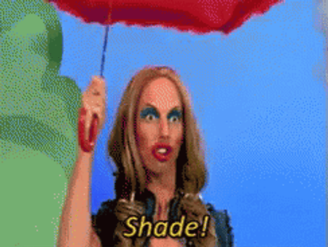 Red Umbrella Shade GIF