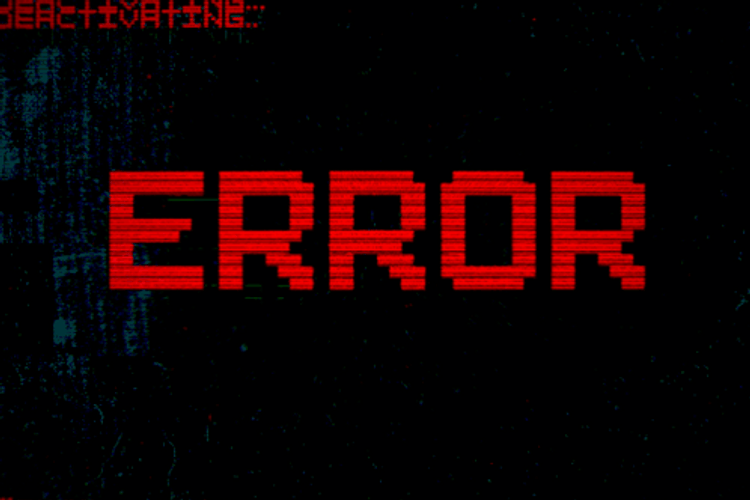 Red Warning Error Computer Glitch GIF