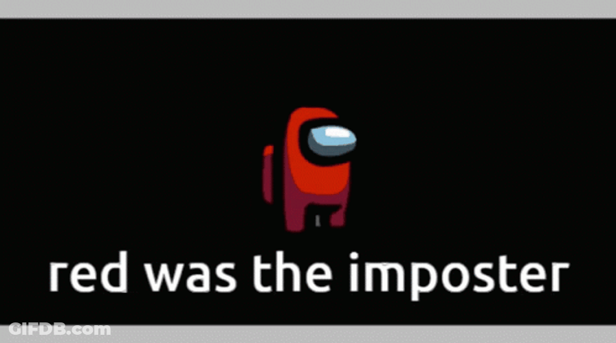Red Was The Imposter Among Us GIF
