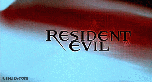 Red White And Blue Background Resident Evil GIF
