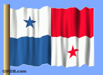 Red White And Blue Flag With Blue Star GIF