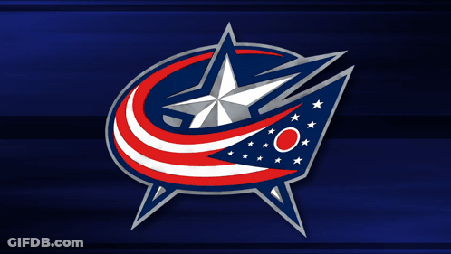 Red White And Blue Logo With Star GIF