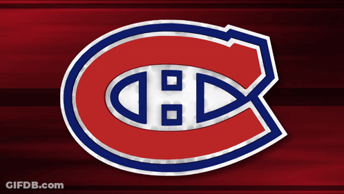 Red White And Blue Montreal Canadiens Logo GIF