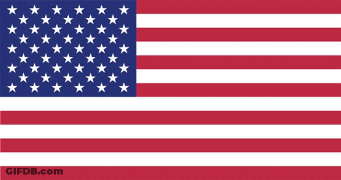 Red White Blue American Flag Happy Labor Day GIF