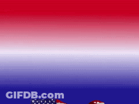 Red White Blue Background With Dots GIF