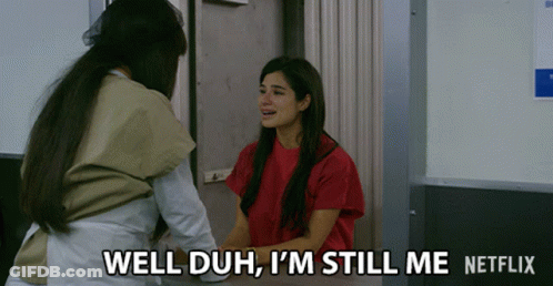 Red Woman Well Duh I'm Still Me Netflix GIF