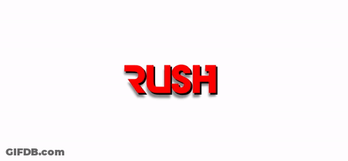 Red Word Rush GIF
