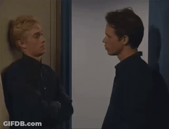 Rederiet Nikolaj And Micki Gay Hug GIF
