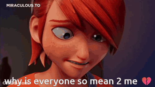 Redhead Girl Covering Face Why So Mean 2 Me GIF