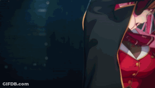 Redhead Girl In Pirate Hat And Gloves GIF