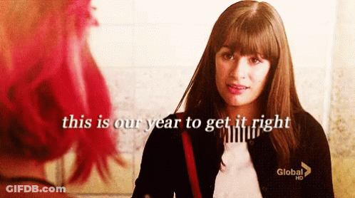 Redhead Girl Talking Saying This Is Our Year To Get It Right GIF