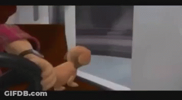 Redhead Making Funny Face Before Crowd GIF