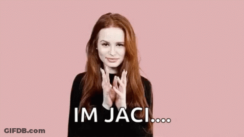 Redhead Making Peace Sign GIF
