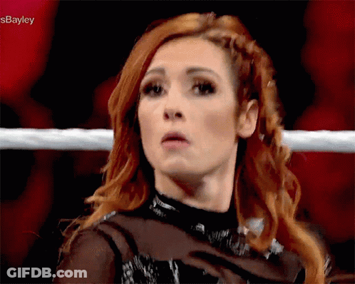 Redhead Woman Making Face In Wrestling Ring GIF
