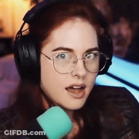 Redhead Woman Making Funny Face Saying Day-O GIF