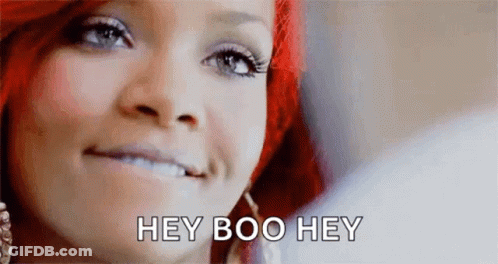 Redhead Woman Saying Hey Boo Hey GIF