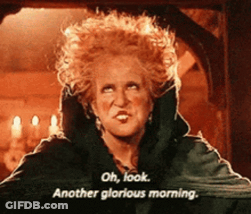 Redhead Woman Saying Oh Look Another Glorious Morning GIF