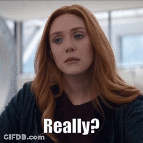 Redhead Woman Saying Really GIF