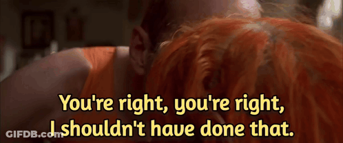 Redhead Woman Saying You're Right I Shouldn't Have Done That GIF